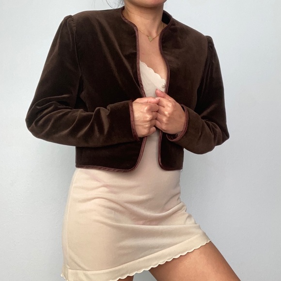 Vintage Velvet Jacket - Picture 2 of 5